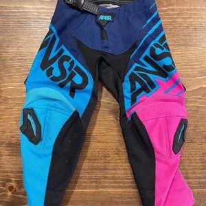 ANSR Girl's Motocross Pants Size Y18